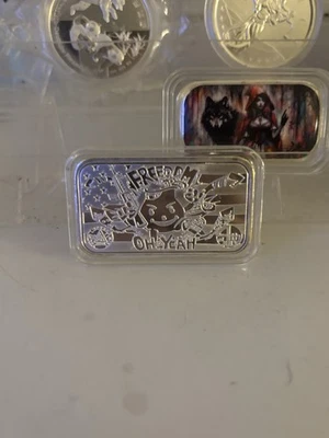 Silver Mixed Lot of Random Bars, Rounds, and Coins 2 Oz - Image 1 of 4