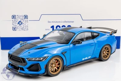 Solido - 1:18 Ford Shelby Mustang Super Snake Grabber Blue 2025 - Diecast Model - Image 1 of 4