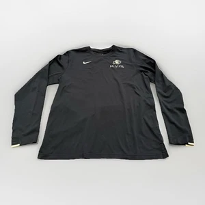 Nike Mens Black Colorado Buffaloes Sweatshirt Team Issued On Field Pullover L - Picture 1 of 9