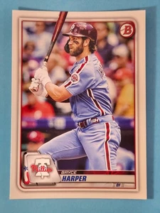 2020 Bowman Bryce Harper Philadelphia Phillies #54 - Picture 1 of 2