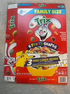 Pokemon Limited Edition Kellogg's Cereal Box Foil Lettering 2000 Empty  - Foto 1 di 5