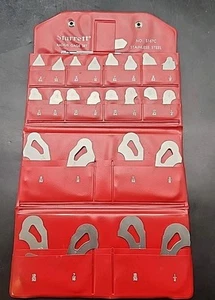 MITUTOYO 186-901 Radius Gage Set Stainless Complete 26 Pcs  In Starrett CASE - Picture 1 of 15