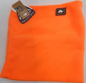 Turtlefur Double-Layer Neck Warmer, Chelonia 150 Fleece, Blaze Orange Hunting - Picture 1 of 11