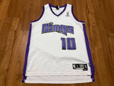 萨克拉门托国王队迈克·比比球衣锐步 NBA Swingman 男式大号白色/紫色 — 第 1/4 张图片