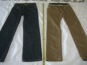 Vans Off The Wall boys/youth/kids size 8 24"X24" jeans 2 pair - Picture 1 of 12