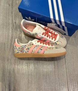 UK 3 Adidas Liberty London Samba OG Floral Embroidery - New - Trusted Seller - Picture 1 of 7