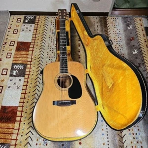 Aria Dreadnought Acoustic Guitar D-80 Vintage Used From Japan - Picture 1 of 16