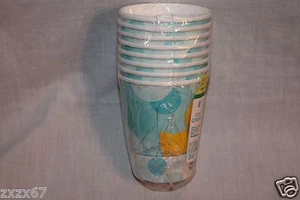 NEW  BABY SHOWER DUCKS 8 CUPS  PARTY SUPPLIES    - Picture 1 of 1
