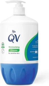QV Moisturising Cream Treats Dry,Irritated,Sensitive Skin,Dermatitis,Eczema 500g - Picture 1 of 8