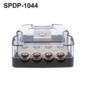Distribution Block Junction Box Mini Series 1/0 In To 4 Gauge Out SPDP-1044 New - Picture 1 of 24