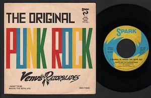 7" VENUS AND THE RAZORBLADES I WANNA BE WHERE THE BOYS ARE / DOG FOOD ITALY 1977 - Picture 1 of 1