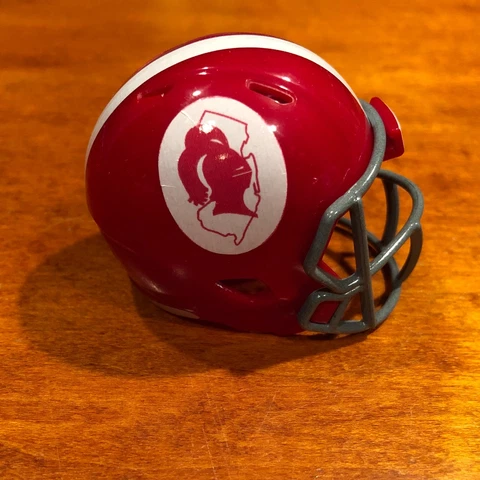 Rutgers Scarlet Knights 1975-1980 custom pocket pro helmet Big Ten Cover
