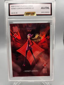 2024 Kakawow Disney Honey Lemon Big Hero #10 Diamond Playing Card Authenticated - Picture 1 of 2