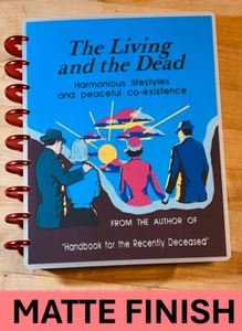 MATTE Finish *The Living & Dead* Beetlejuice Cover Set 4 Classic HAPPY Planner~ - Picture 1 of 7