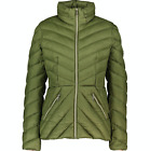 MICHAEL KORS Olive Green Padded Zip Padded Jacket - UK 22