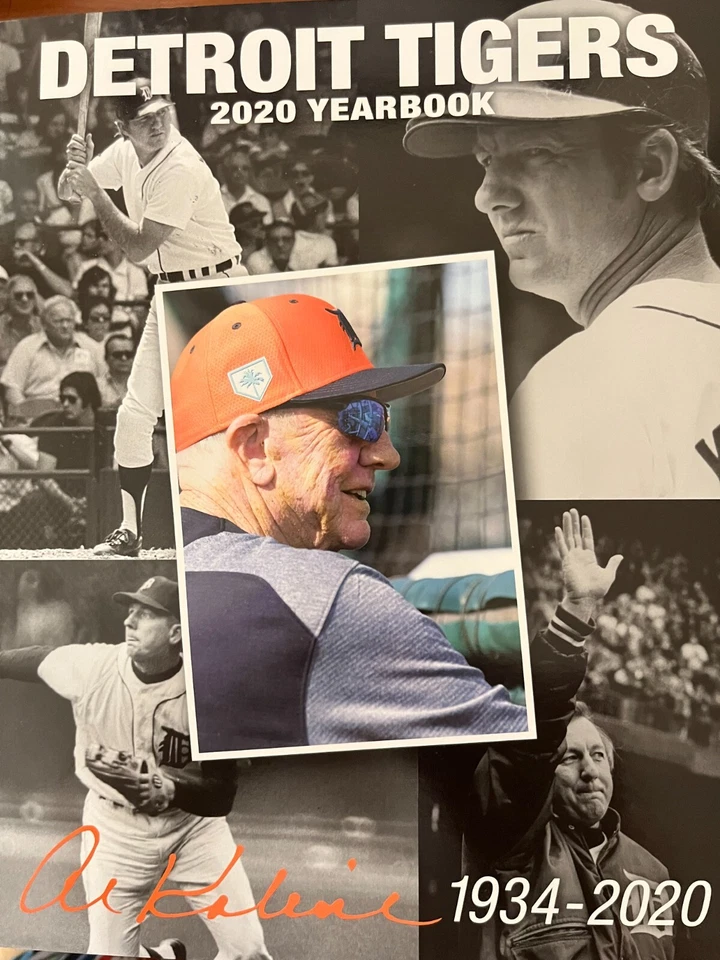 2020 DETROIT TIGERS YEARBOOK MLB WORLD SERIES CHAMPIONS AL KALINE COMMEMORITIVE - Image 1 of 1