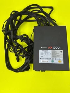 CORSAIR AXi Series AX1200i 1200 Watt Fully Modular 75-000784 POWER SUPPLY - Afbeelding 1 van 3