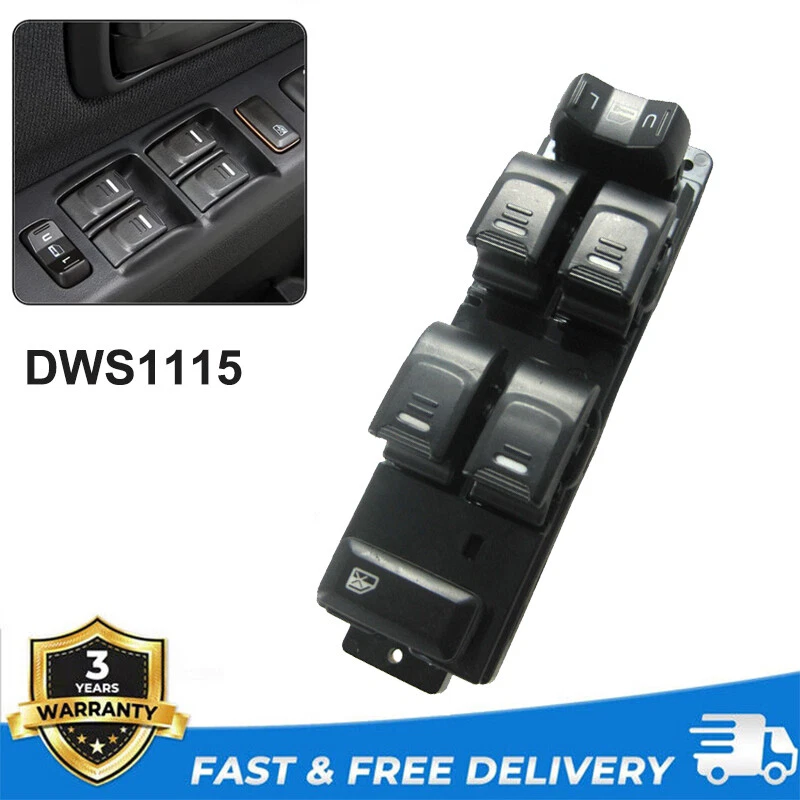 Interruptor de ventana de puerta del lado del conductor DWS1115 para 2007 08 Isuzu I-290 2006-10 Hummer H3 Foto 1 de 4