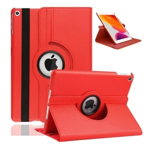 For iPad 7th 8th 9th Case 10.2 inch 360 Degrees Rotating PU Leather Cover 360 - Picture 1 of 14