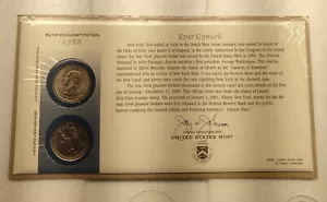 US Mint New York STATEHOOD COLLECTION 2001 Ever Upward Original Mint Pack P & D - Picture 1 of 4