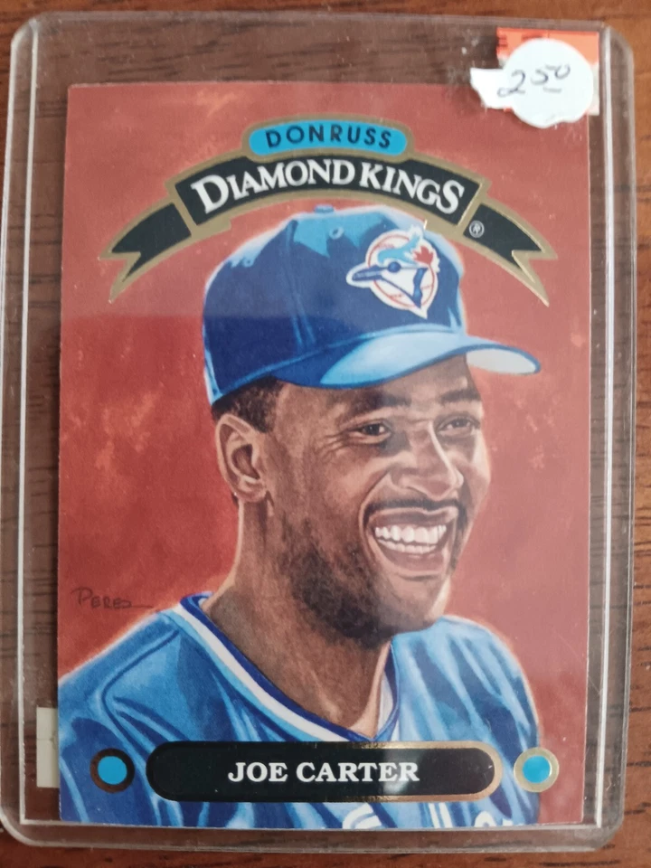 JOE CARTER BLUE JAYS 1991 DONRUSS DIAMOND KINGS BASEBALL #DK-3 - Image 1 of 1