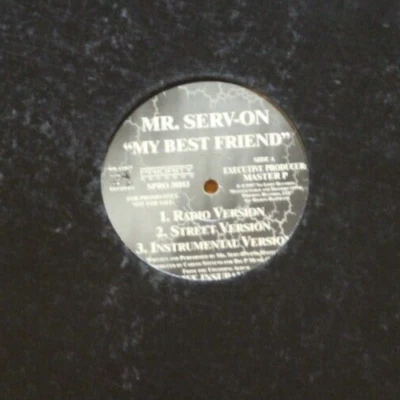 MR SERV-ON "MY BEST FRIEND" 12" SINGLE VINYL PROMO NO LIMIT RECORDS VG- - Image 1 of 4