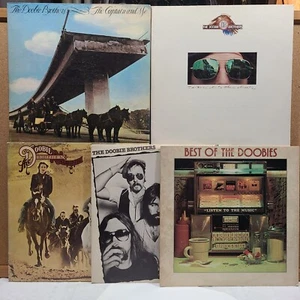 Doobie Brothers 5 LP Lot captain & Me Stampede Minute By Minute Best Vinyl #971 - Picture 1 of 21