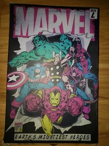 Marvel Rare Boxed T Shirt Earths naughtiest Heroes Gr. L Sammler siehe Bilder - Bild 1 von 3
