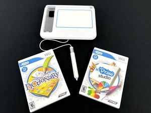 Nintendo Wii UDraw Tablet and 2 Games: UDraw Studio & Pictionary - Picture 1 of 6