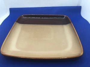 Sango Eclipse Brown Studio Pottery Square Side Plate - 19.5cm square - Picture 1 of 4
