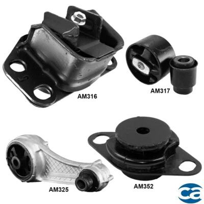 Engine Mounts & Engine Mount Bushing W. Trans Mount 4PCS for Renault Clio 1.6 MT - Image 1 of 4