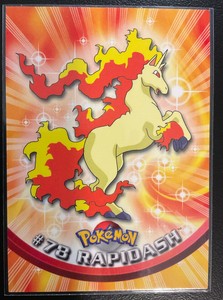 Pokemon Topps Rapidash #78 Series 1 Blue Logo 1st print Non-Holo NM