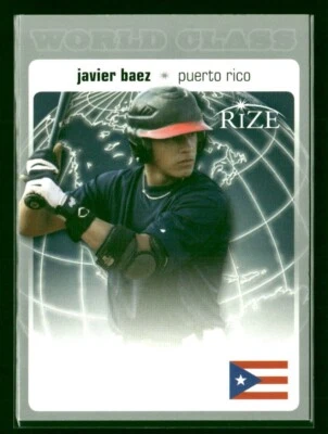 Tarjeta de novato Javier Baez 2012 tamaño hoja "clase mundial" #WC-2! ¡CHICAGO CUBS! Foto 1 de 2