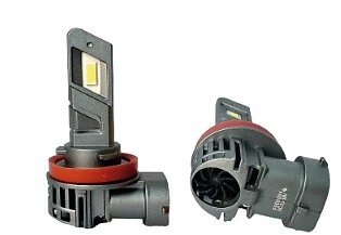 Kit Led H11 Plug and Play 10000 lumen 6000K stesse dimensioni dell'originale - Immagine 1 di 2