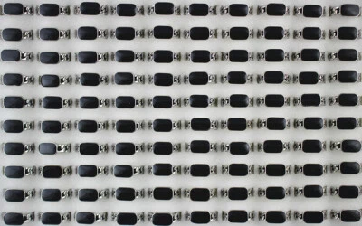 Lote de 35 piezas de joyas al por mayor lotes más nuevos de esmalte negro moda mujeres damas anillos Foto 1 de 4