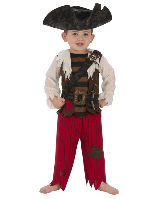 20 FANTASIAS DE PIRATA INFANTIL: Como Fazer!  Pirate costume kids, Boy  costumes, Boys pirate costume