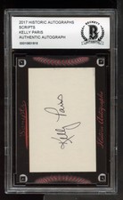 2017 Historic Autographs Scripts Auto Signed BAS Beckett (2) - Kelly Paris