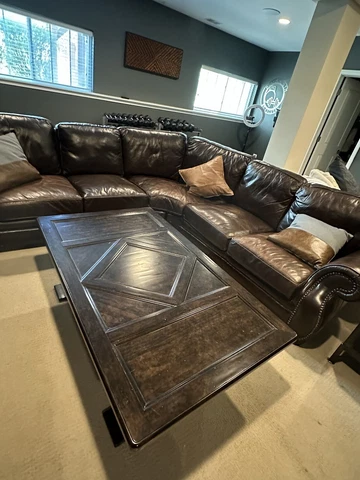 Walter E Smithe French Design Coffee Table Cover