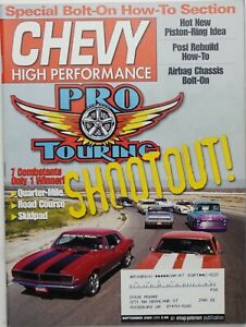 Chevrolet High Performance Magazine Septembre 2000 Custom 1989 Camaro 2001 Corvette