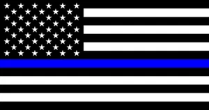 3x Thin Blue Line American Flag Decal Sticker Police Lives Matter Truck Car USA - Picture 1 of 1