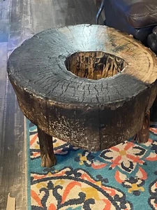 Live Edge Natural Side Table - Picture 1 of 6