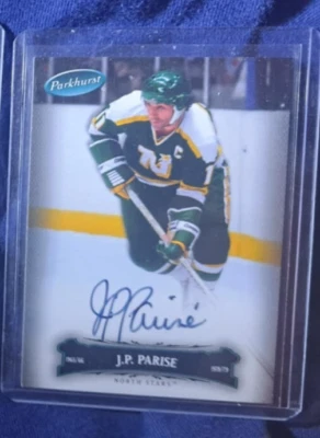 2006-07 Upper Deck Parkhurst Auto JP Parise #128 Auto - Image 1 of 2
