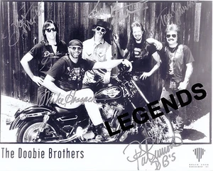 Doobie Brothers Autographed Reprint 8" x 10" glossy photo print - Picture 1 of 1