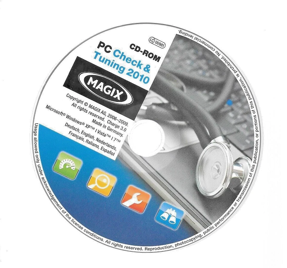 PC DVD ROM ~~ PC Check / Tuning 2010 ~ incl. Serien Nr. ~ Gebraucht gut erhalten - Bild 1 von 1