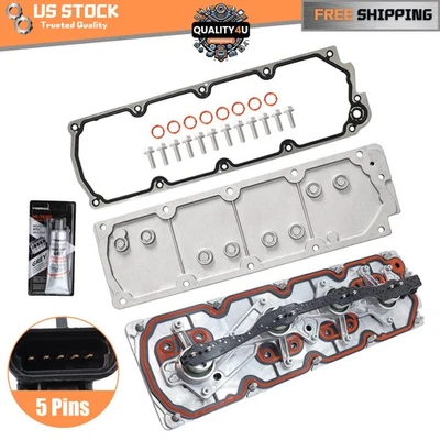 Valley Cover Plate & Engine Valley Cover Kit W/ Gasket  For Chevrolet GMC Foto 1 de 4