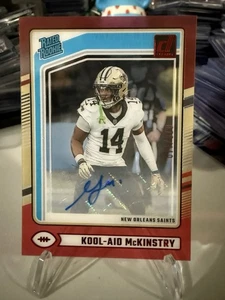 2024 Clearly Donruss Kool-Aid McKinstry Rated Rookie Red Autograph 078/149 #315 - Picture 1 of 6