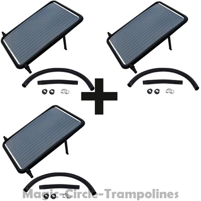 3x Solarheizung Sonnenkollektor für Pool Solar Poolheizung Solarmodul 105x73 cm - Bild 1 von 4