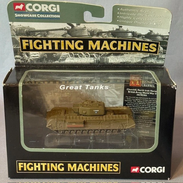 De colección Corgi Modelo Diecast Tanque Máquinas de Lucha 2004 Caja Gran Escaparate Primera Guerra Mundial Foto 1 de 4