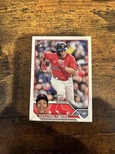 Masataka Yoshida Red Sox Rookie RC 2023 Topps Flagship Companion Card #CTC-20 - Picture 1 of 8
