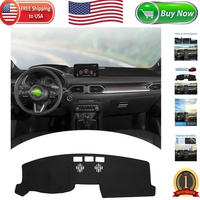 Durable Dash Cover for Mazda CX-5 2017-2025 - Protects Against Aging & Wear Foto 1 de 4
